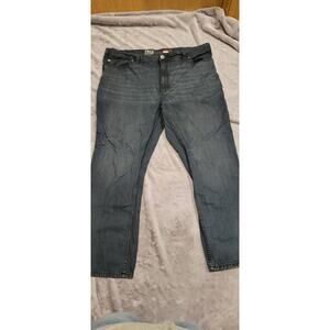 True Nation Mens Blue Jeans Sz 44x30 Straight Fit Big Tall Casual Pants